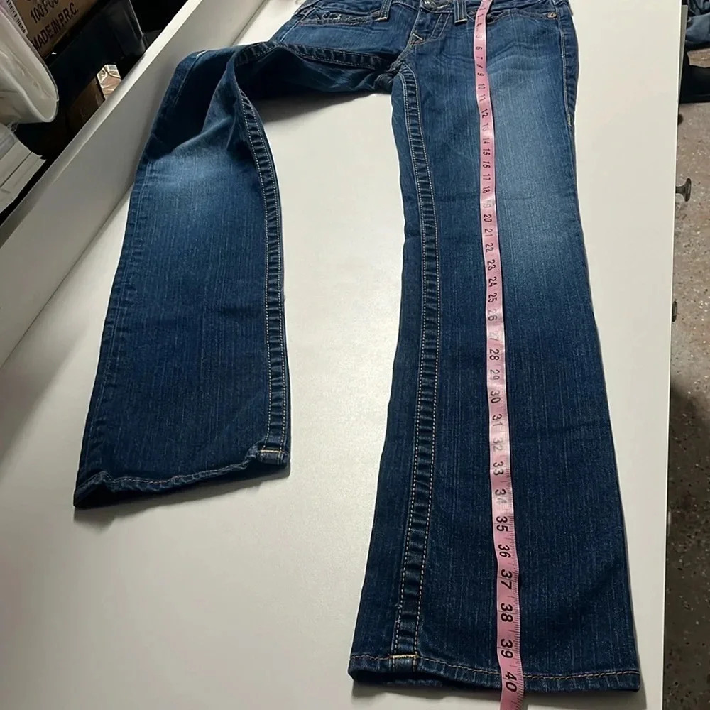 True Religion denim‎ jeans women’s size 28 True Religion 7” rise jeans cowgirl - Picture 6 of 13